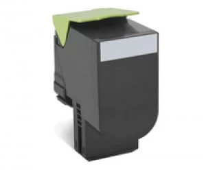 image of Lexmark 70C2HKE Black Laser Toner Ink Cartridge