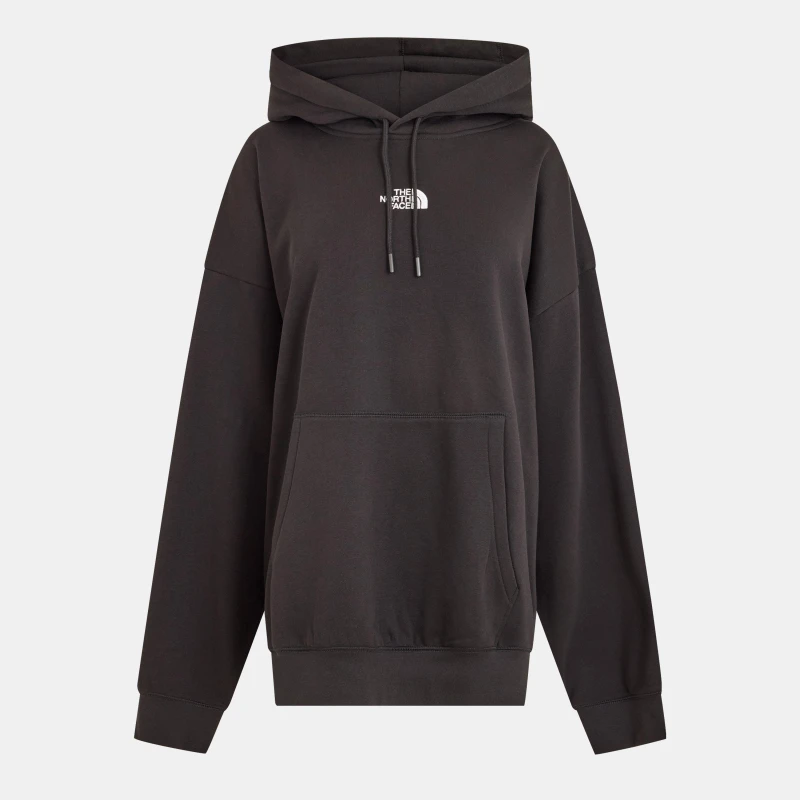 Image of The North Face Womens TNF Essential Oversized Hoodie Black female 18 (2XL)
