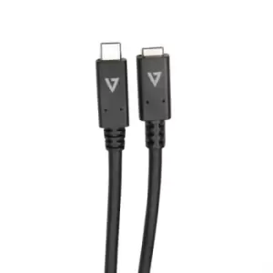 Image of V7 V7UC3EXT-2M USB cable USB 3.2 Gen 1 (3.1 Gen 1) USB C Black