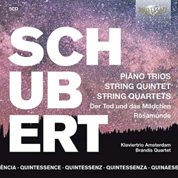 Image of Klavertrio Amsterdam, Brandis Quartets - Schubert: Piano Trios/String Quintet/String Quartets CD