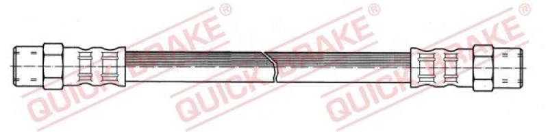 Image of QUICK BRAKE Brake hose QUICK BRAKE 22.003