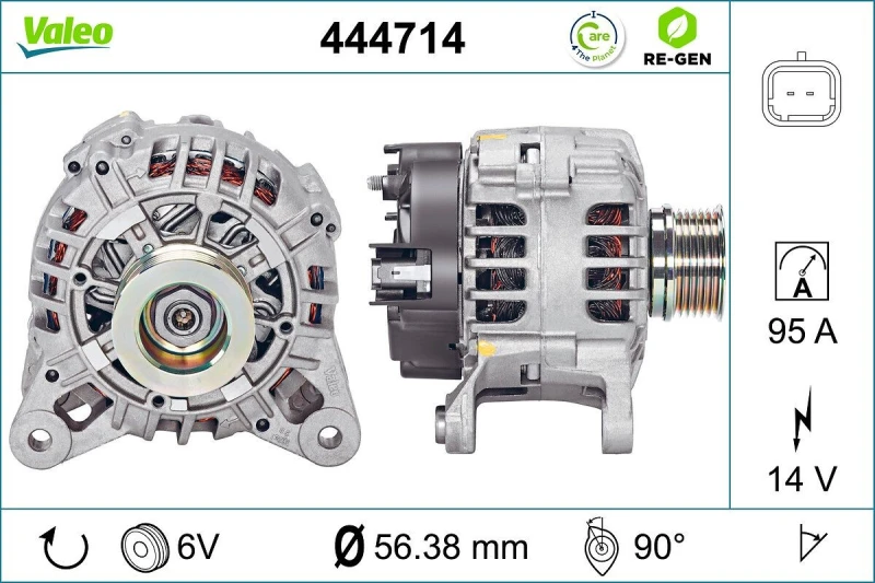 Image of Alternator VALEO 444714
