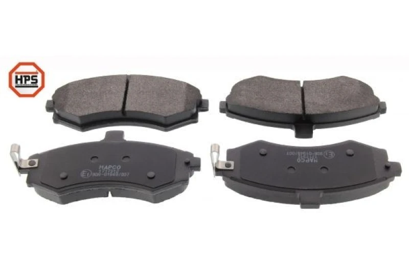 Image of MAPCO 6737 Brake pad set Front Axle, incl. wear warning contact Brake Pad Set,disc brake (402)
