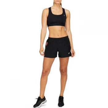 Image of Asics Icon 4" Shorts Ladies - Black/Grey