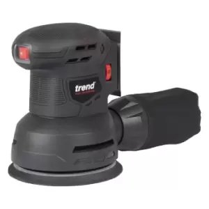 image of Trend T18S/ROS125B 18V 5 Inch/125mm Brushless Random Orbital Sander (Body Only)