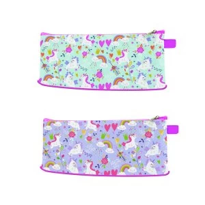 image of Just Stationery Unicorn Pencil Case Pack of 12 6858