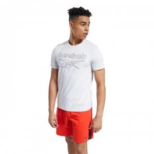 Image of Reebok Workout Active T Shirt Mens - Brown