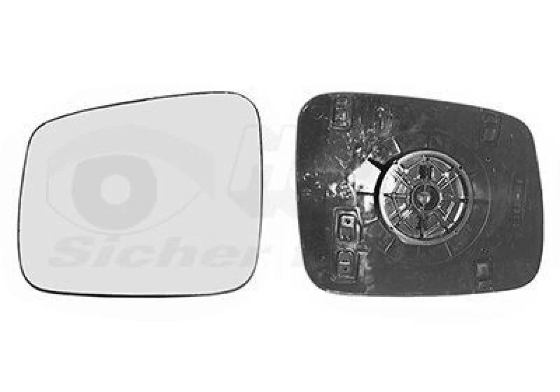 Image of VAN WEZEL Wing mirror glass VAN WEZEL 5874831
