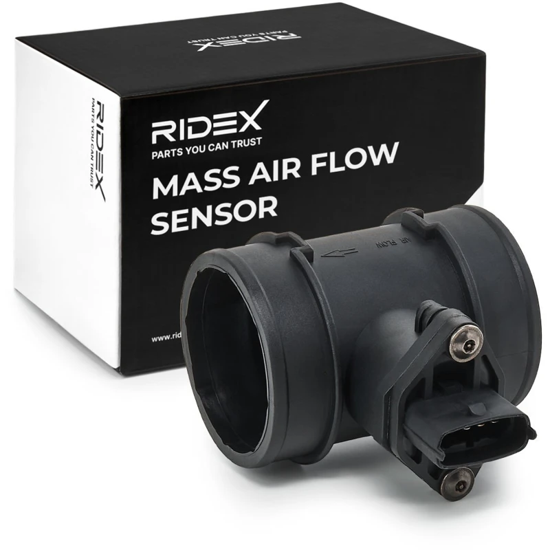 Image of RIDEX 3926A0033 Mass air flow sensor with housing Air Mass Sensor (3926)