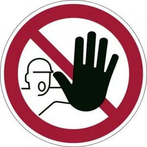 Image of Durable 173003 Symbol -access forbidden- Red, White (Ø x H) 430 mm x 0.4 mm
