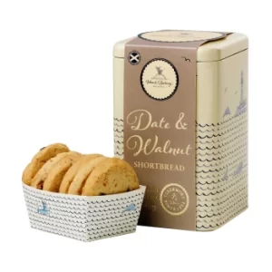 Image of Island Bakery Date and Walnut Shortbread Tin 215g