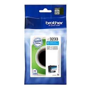Image of Brother LC3233 Cyan Ink Cartridge