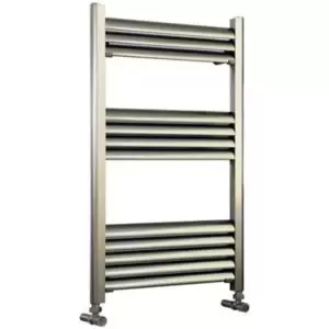 image of Accuro Korle Champagne 342W Electric Silver Towel Warmer (H)800mm (W)500mm