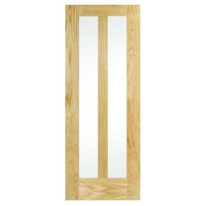 Image of Wickes Hitchin Internal Glazed 2 Panel Oak Veneer Door - 1981 x 686mm
