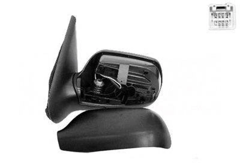 Image of VAN WEZEL 2740807 Wing mirror * HAGUS * Left, Heatable Outside Mirror (50)