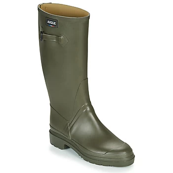 image of Aigle CESSAC mens Wellington Boots in Kaki,8,10.5,11.5,8