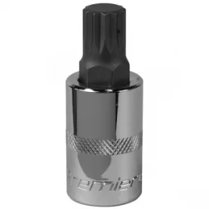 image of Sealey SBS017 Spline Socket Bit M14 1/2"Sq Drive