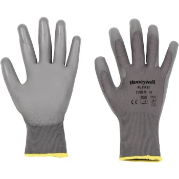 Image of 2100250 First Palm-side Coated Grey Gloves - Size 11