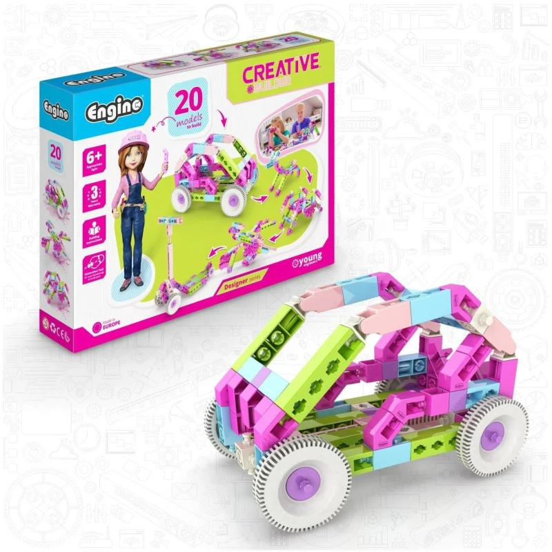 Image of Engino Creative Builder - 20 Models Designer Set Size: 1 Pack Multicolor Unisex 1 Pack