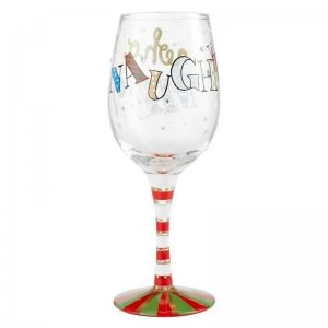 image of Lolita Naughty... Who Me? Wine Glass