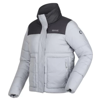 image of Regatta Embury Insulated Padded Jacket - Cybrsp/SlGry