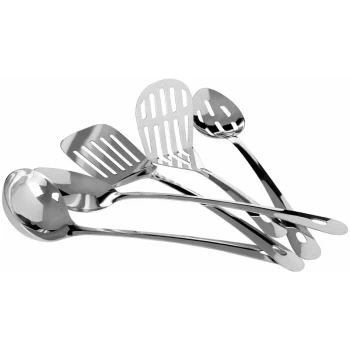 image of 5pc Stainless Steel kitchen Utensils Set - Premier Housewares