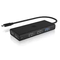 Image of IcyBox 7 in 1 USB Type-C Docking Station with Triple Video Output