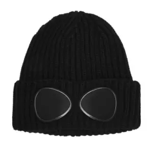 Image of CP COMPANY Goggle Beanie - Black