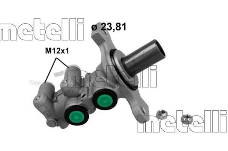 Image of METELLI Brake master cylinder METELLI 05-1273