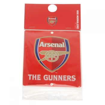Image of Team 3D Window Sign - Arsenal