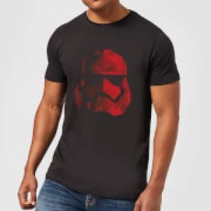 Image of Star Wars Jedi Cubist Trooper Helmet Black T-Shirt - Black