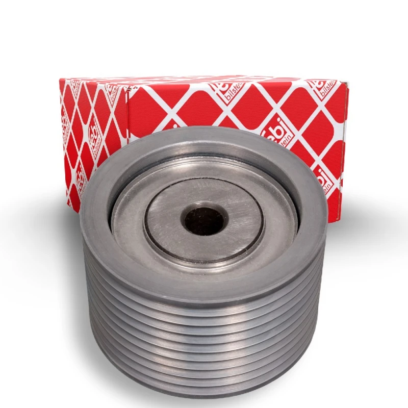 Image of FEBI BILSTEIN 101427 Idler Pulley Deflection/Guide Pulley,v-ribbed belt (312)