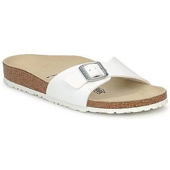 image of Birkenstock MADRID womens Mules / Casual Shoes in White,4.5,5,2.5,4.5,8