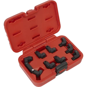 Image of Sealey 9 Piece 3/8" Drive Injector Pipe Socket Set 3/8"