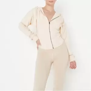 Image of Missguided Hooded Sweater - White