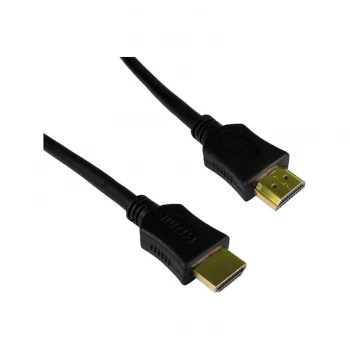 image of 2MTR HDMI HIGH SPEED + ETHERNET BLACK CABLE