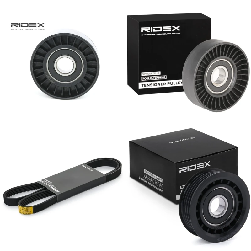 Image of RIDEX 542R0651 V-ribbed belt set V-Ribbed Belt Set (542)