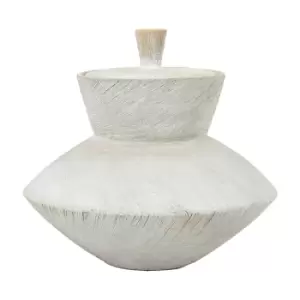 Image of Gallery Interiors Athena Scratch Jar in Pebble / Small