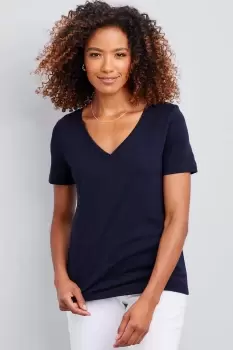 Essential Short Sleeve V-Neck T-Shirt