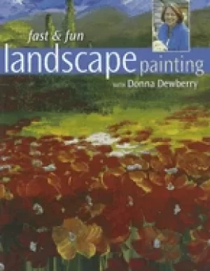 Image of fast and fun landscape painting with donna dewberry