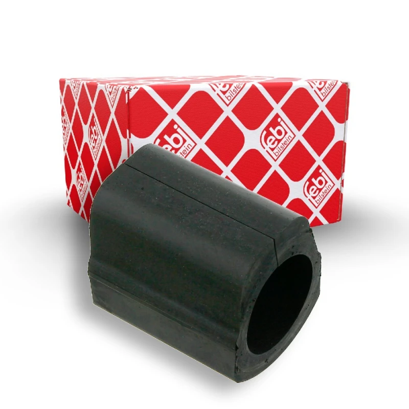 Image of FEBI BILSTEIN 07205 Stabilizer Bushes Front Axle, Rubber Rubber Anti-roll Bar Bush Kit (1334)