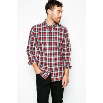 Jack Wills Salcombe Poplin Check Shirt - Red