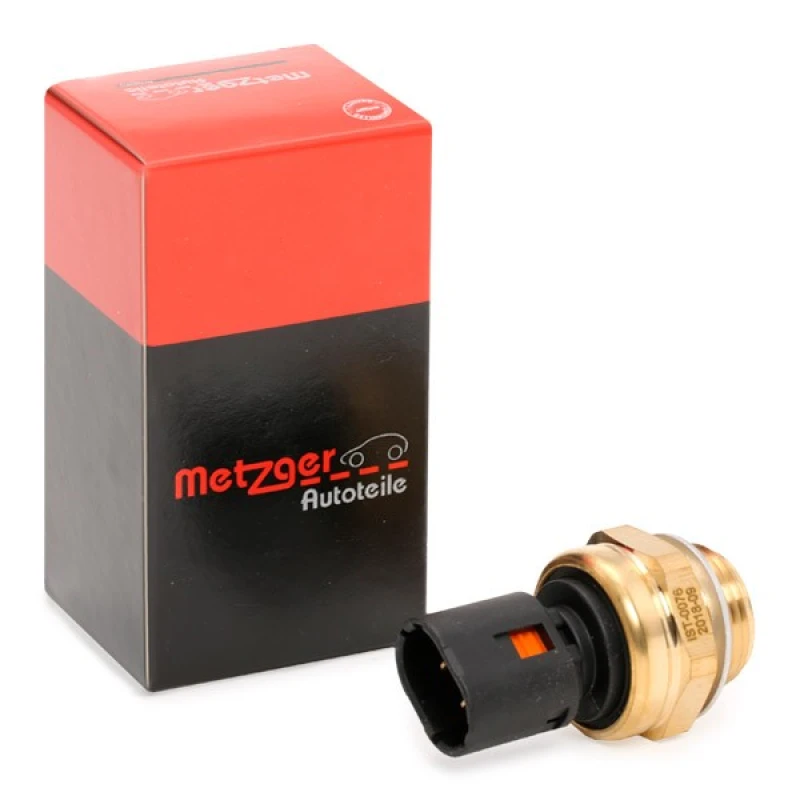 Image of METZGER 0915191 Temperature Switch, radiator fan with gasket/seal, without cable Temperature Switch,radiator fan (1103)