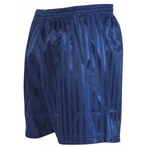 Image of Precision Striped Continental Football Shorts 42-44" Navy Blue