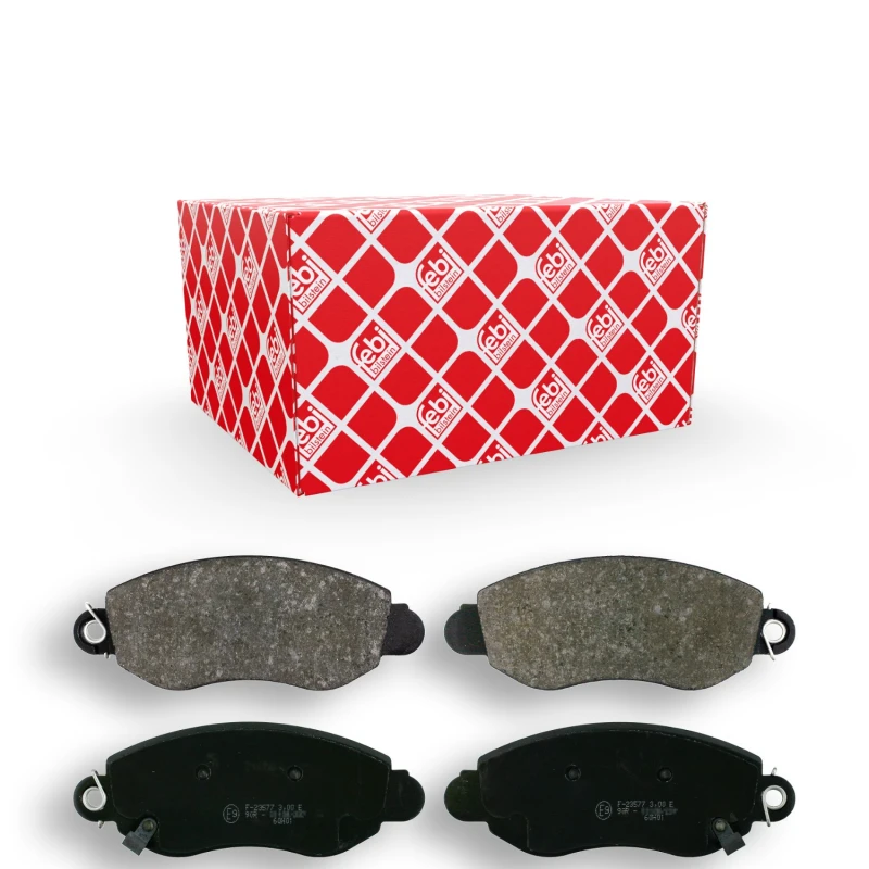 Image of FEBI BILSTEIN 16425 Brake pad set Front Axle, with acoustic wear warning Brake Pad Set,disc brake (402)