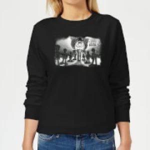 Image of Toy Story Evil Dr Pork Chop Speech Womens Sweatshirt - Black