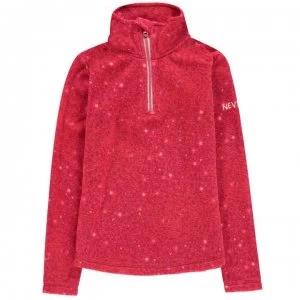 image of Nevica Brixen Quarter Zip Fleece Junior Girls - Pink