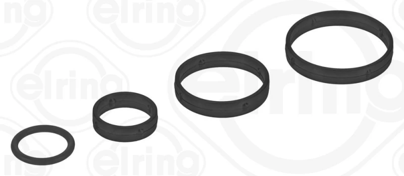 Image of Gasket Set, oil cooler ELRING 483.690
