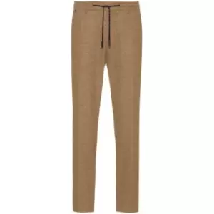 Image of Boss Genius Drawstring Trousers - Beige