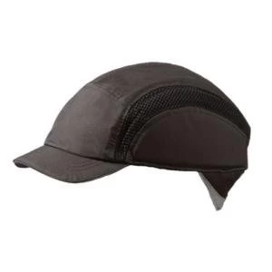 Image of Centurion Airpro Baseball Bump Cap Reduced Peak Black Ref CNS38BLRP Up